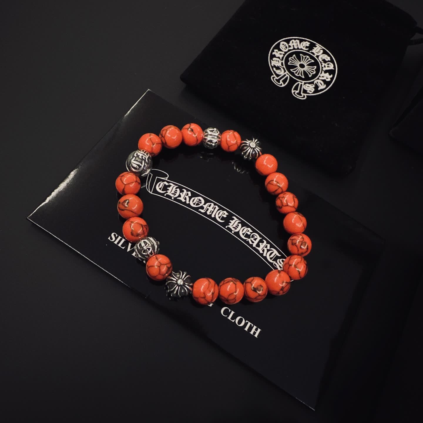 Chrome Hearts Beaded Bracelet Set